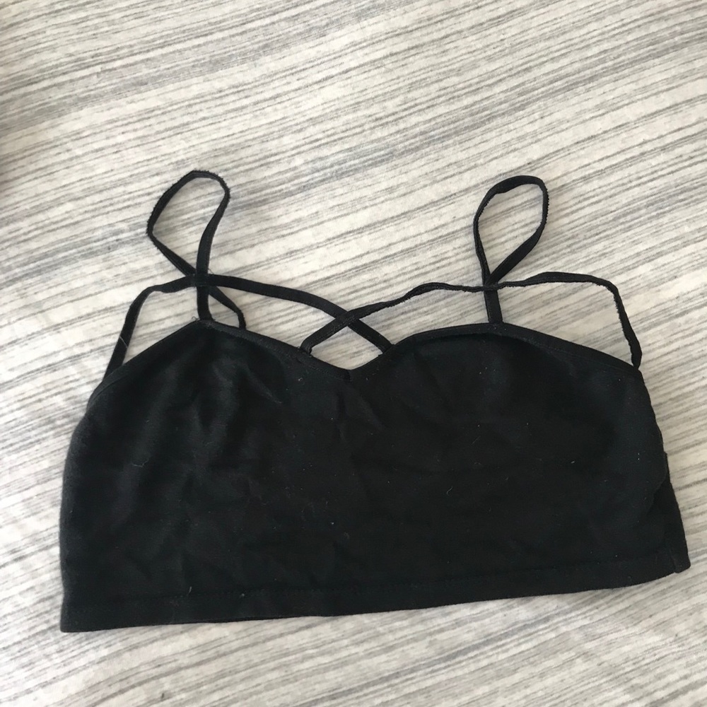 Brandy Melville Cross Front Bralette